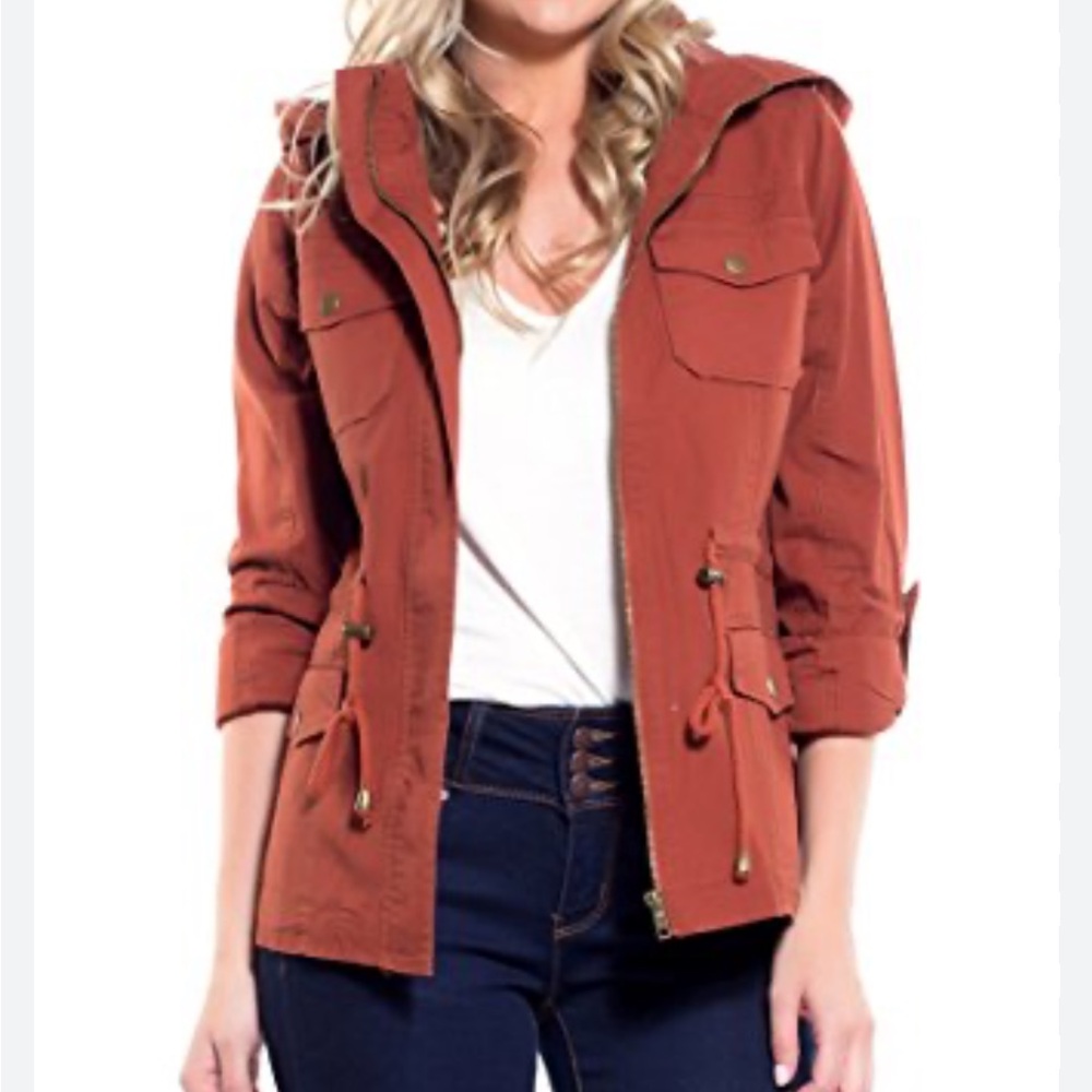 Lock & Love Women's Rust Jacket